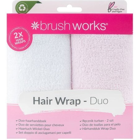 Brushworks Hair Towels - Pack of 2