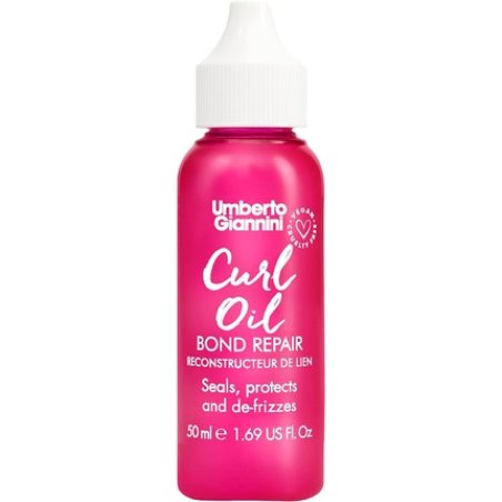 Umberto Giannini Curl Oil Bond Repair Defrizz and Repair Hair Oil for Waves Curls and Coils 50ml