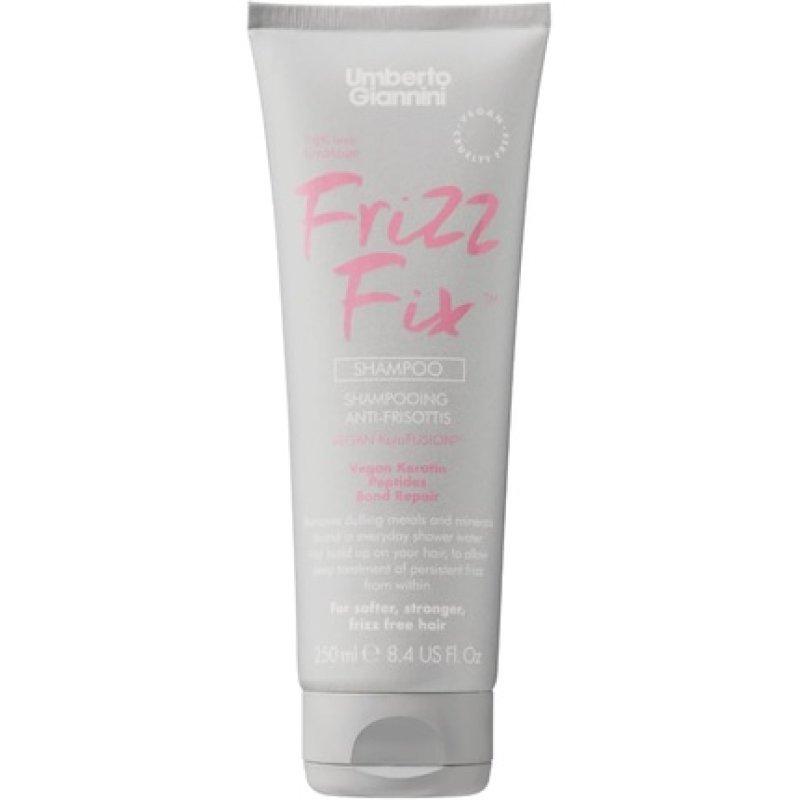 Umberto Giannini Frizz Fix Shampoo for Dry & Damaged Hair with Vegan Keratin Bond Repair 250ml