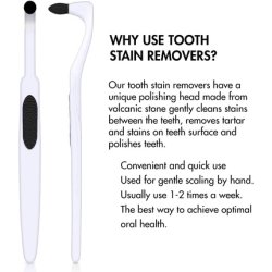 My White Secret Tooth Stain Remover - Removes Discoloration, Tartar, and Plaque - Easy to Use - Pack of 2
