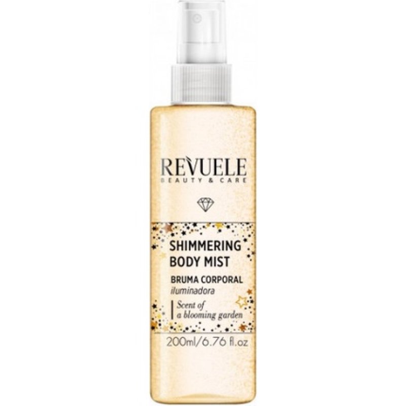 Revuele Gold Shimmering Body Mist, 200ml