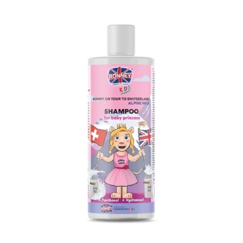 Ronney Kids On Tour To Switzerland Shampoo For Baby Princess - Alpine Milk, 300ml