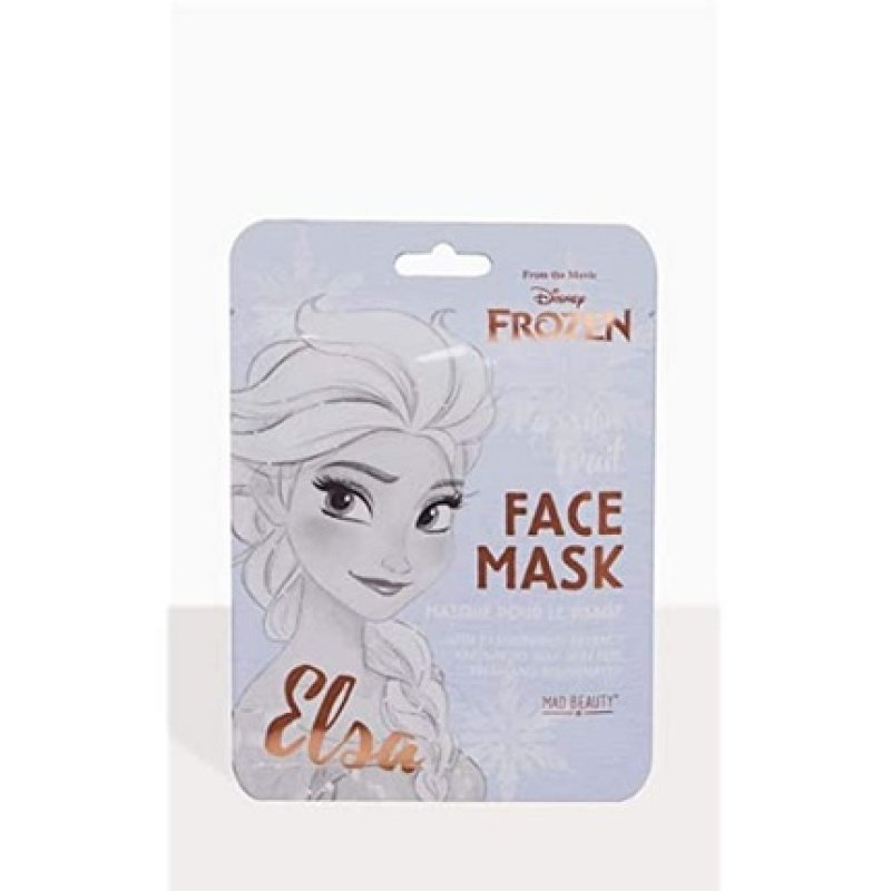 MAD Beauty Disney Frozen Elsa Face Mask - Moisturizing and Refreshing Sheet Mask for Nourished Skin and a Beautiful