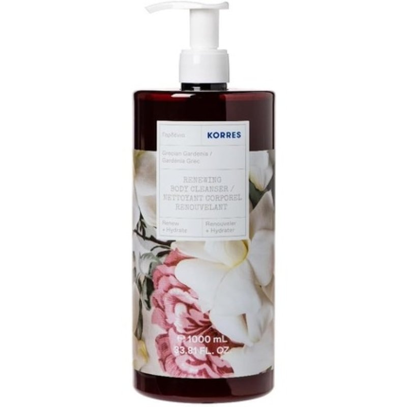 Korres Grecian Gardenia Renewing Body Cleanser 1L
