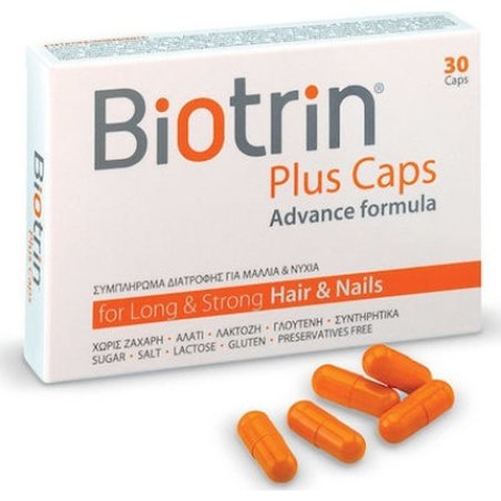 Biotrin Plus Capsules Dietary Supplement For Healthy Hair And Nails - 30 Capsules