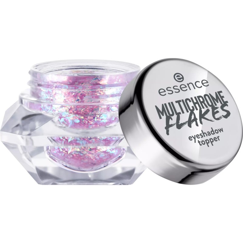 Essence MULTICHROME FLAKES eyeshadow topper ombre à paupière 2 g 02 Cosmic feelings Colle pailletée