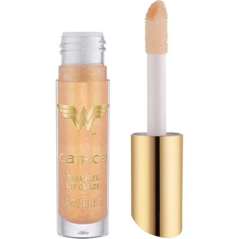 Catrice Wonder Woman Shimmer Lip Glaze Lip Gloss No. 010 Nude with Oils