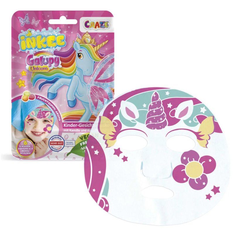 Craze Inkee Unicorn Face Mask