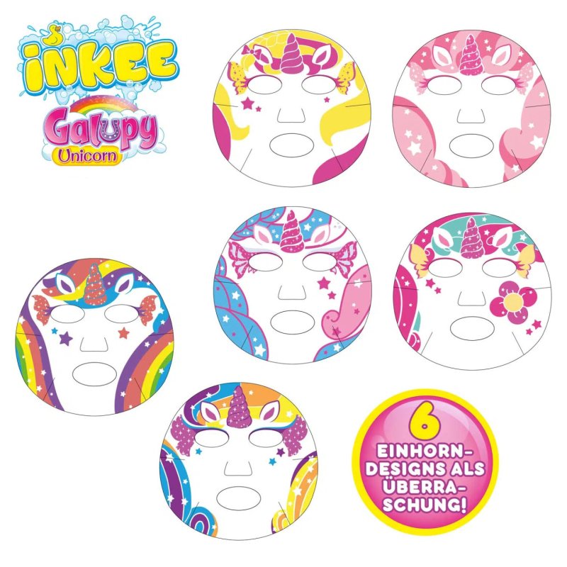 Craze Inkee Unicorn Face Mask
