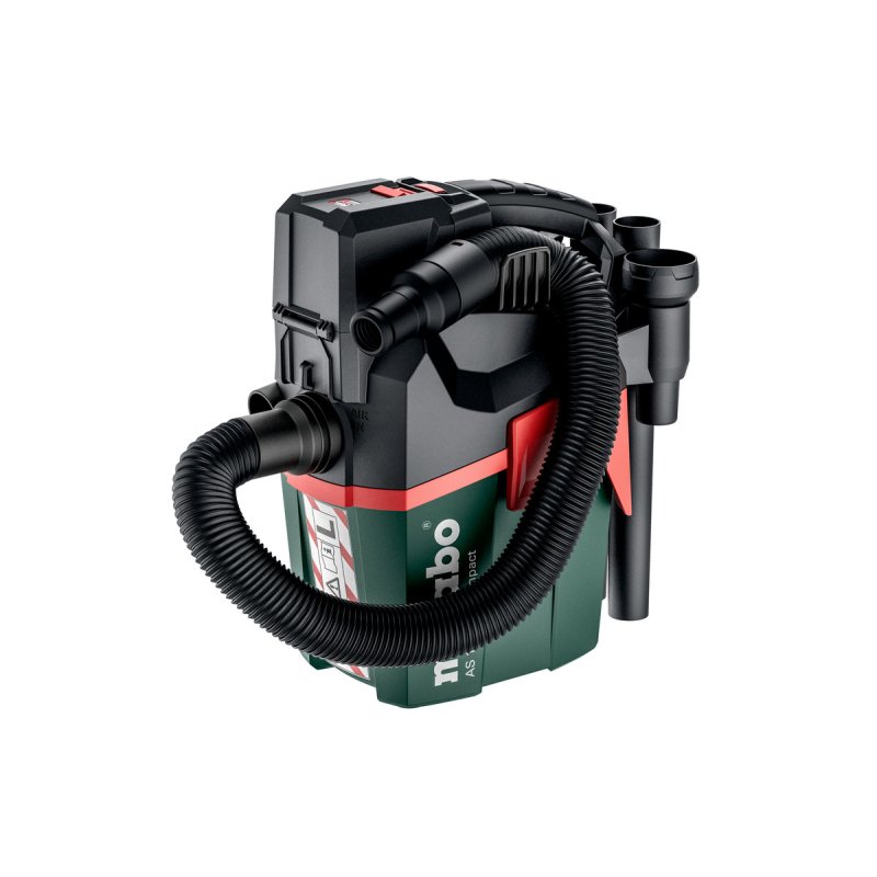 Metabo As 18 L Pc Compact Cordless Vacuum Cleaner 18v - Cardboard With Manual