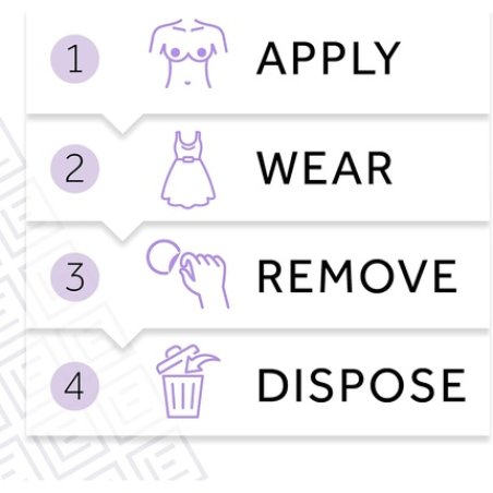 Eylure Women's Disposable Nipple Cover White