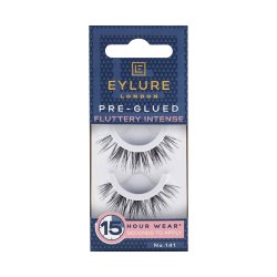 Eylure Pre-Glued Fluttery Intense No. 141 Bande de faux-cils Noir