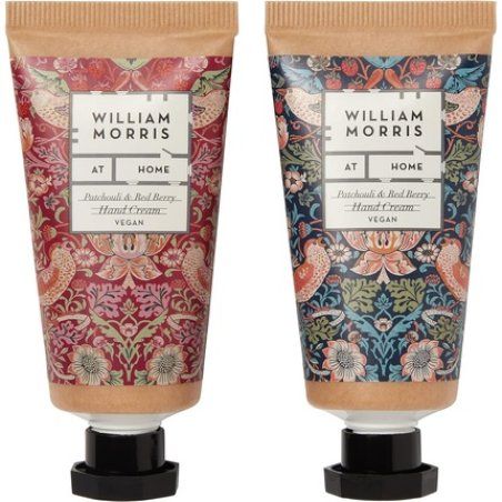 William Morris at Home Patchouli & Red Berry Hand Care Duo Bag Set Enriched With Essential Oils Cruelty Free Vegan