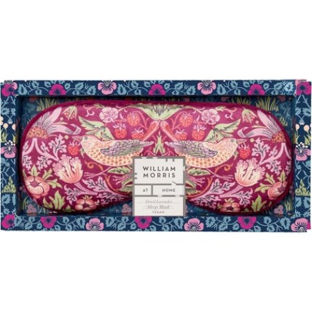 William Morris At Home Lavender Sleep Mask with Perfect Blackout Soft Velvet for Comfort Cruelty Free Vegan Friendly