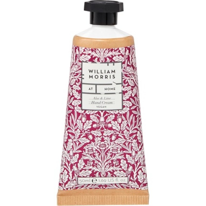 William Morris At Home Acorn Aloe & Lime Hand Care Cream Enriched with Shea Butter Cruelty Free & Vegan Friendly Travel