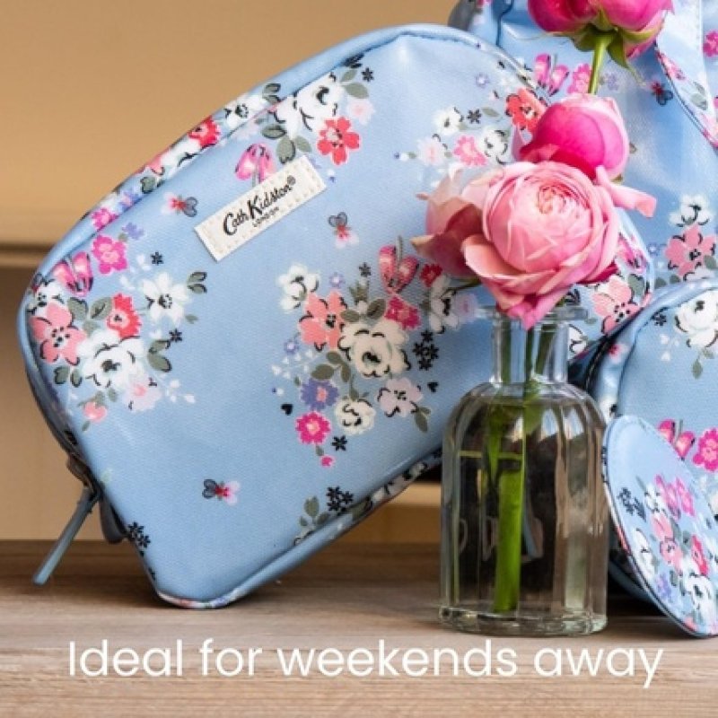 Cath Kidston Clifton Rose Large Wash Bag Makeup Bag