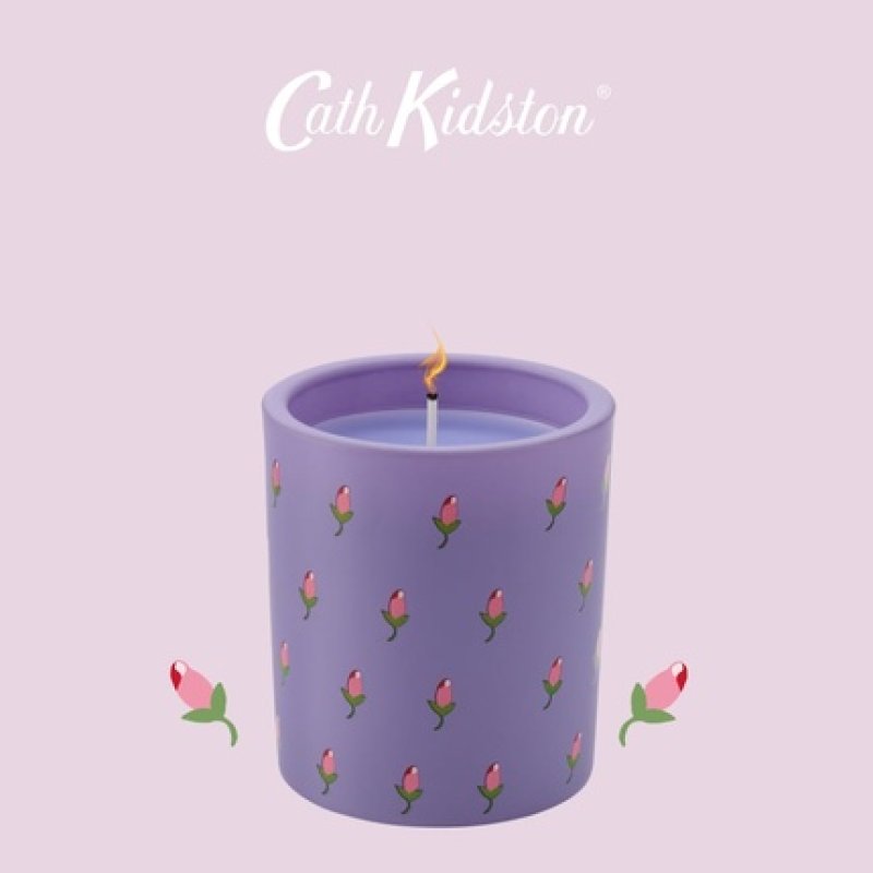 Cath Kidston Home Fragrance Vanilla Cloud Glass Scented Candle 180g
