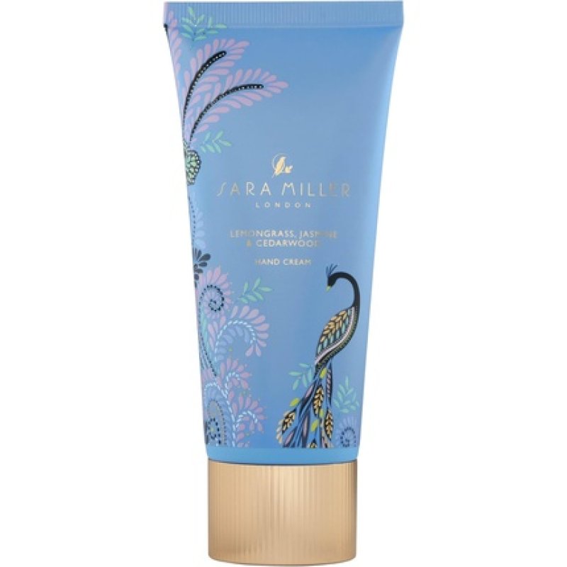 Sara Miller London Hand Cream 100ml in Blue Powder Filigree Tin with Shea Butter