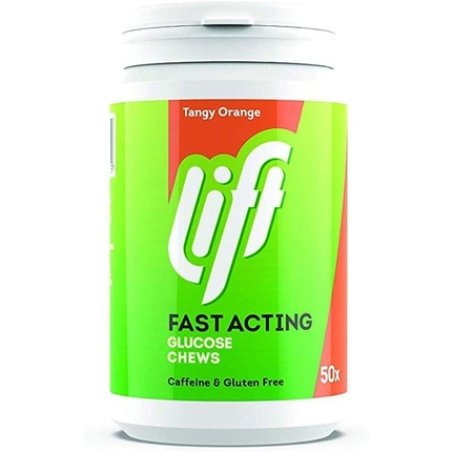Lift Tangy Orange Fast-Acting Glucose 50 Tablets