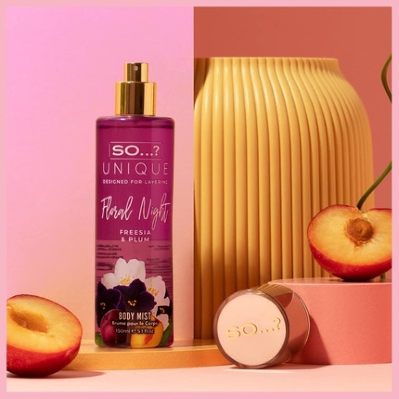 So...? Unique Women's Floral Night Body Mist Fragrance Spray 150ml