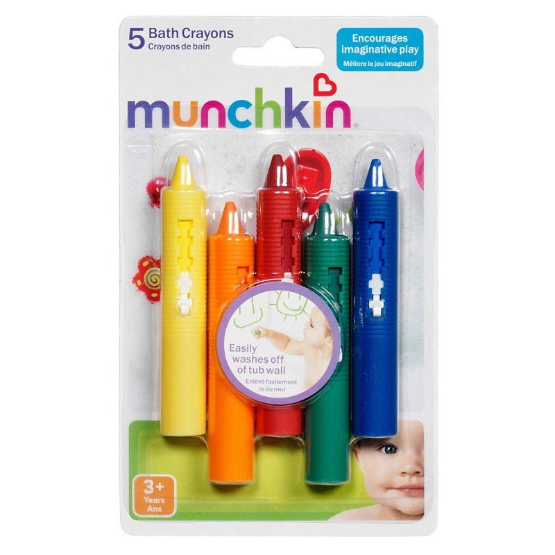 Munchkin 5 crayons pour le bain