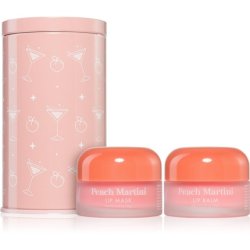 Barry M Lip Care Duo Gift Set - Peach Martini Scent