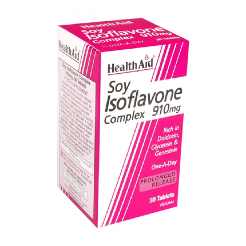 Health Aid Complejo Isoflavona De Soja 30 Comp