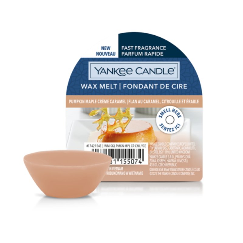 Yankee Candle Pumpkin Maple Creme Caramel Wax Melt