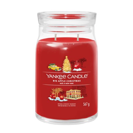 Yankee Candle Big Apple Christmas bougie en cire Cylindre Rouge 1 pièce(s)