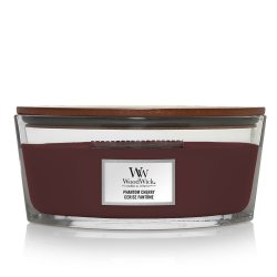 WoodWick Phantom Cherry wax candle Ellipse Amber, Cashmere wood, Cherry (fruit), Vanilla Burgundy 1 pc(s)