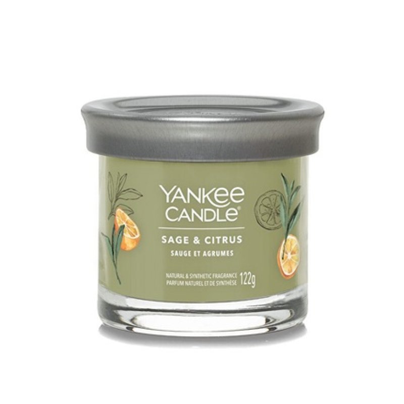 Yankee Candle Aromatic Candle Signature Tumbler Small Sage Citrus 122 G