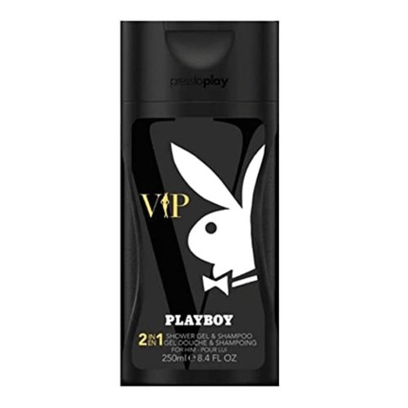 Playboy VIP 2 in 1 Shampoo Shower Gel for Men 250ml
