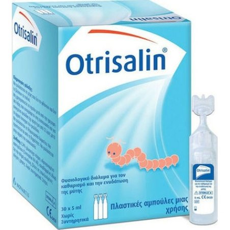 Otrisalin Physiological Solution For Cleaning And Hydrating The Nose - 30 Ampoules X 5ml