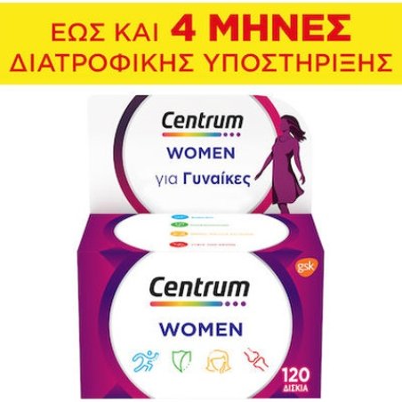Centrum Women Multivitamin - Specially Designed For Women, 120 Tablets
