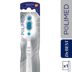 Dr. Best Polimed Toothbrush Soft for up to 49% Better Cleaning Performance in Hard-to-Reach Areas
