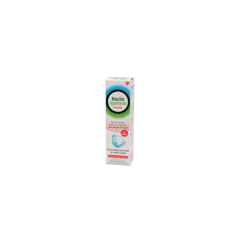 Glaxosmithkline Rinazina Aquamarina Isotonic Nasal Spray Family 100 Milliliters
