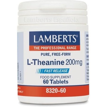 Lamberts L-Theanine 200mg 60 Tablets