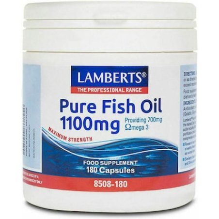 Lamberts Pure Fish Oil 1100mg - 180 Capsules