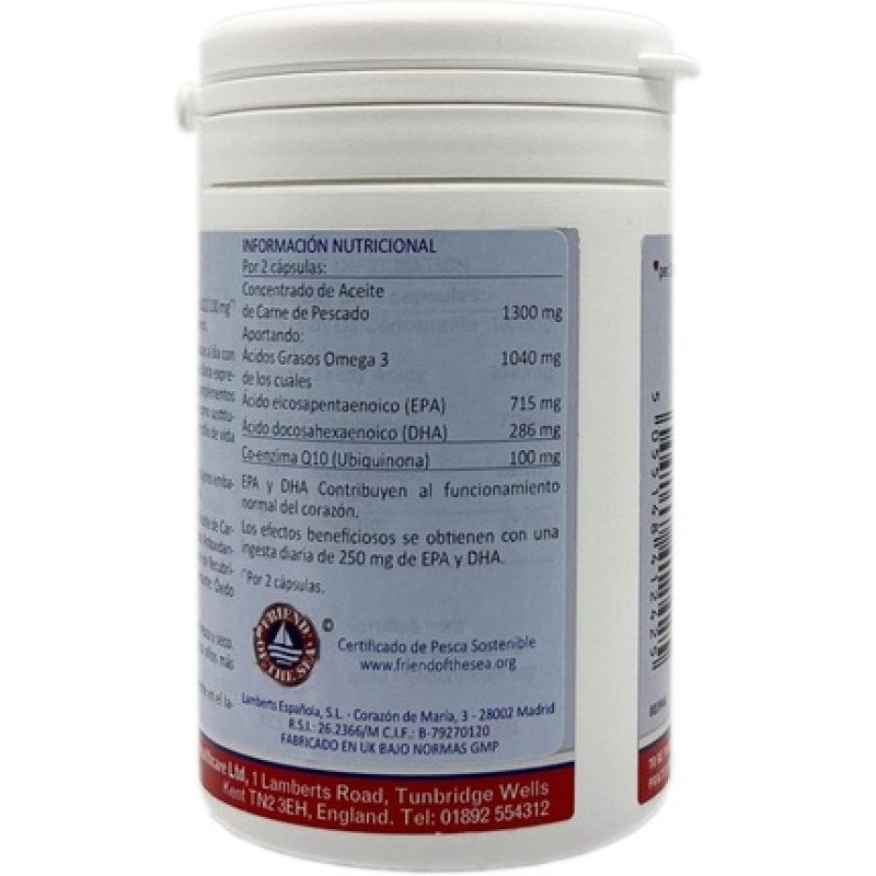 Lamberts Puls Fish Oil With Q10 90 Capsules