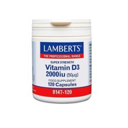 Lamberts Lamberts Vitamin D3 2000 Iu Dietary Supplement - 120 Capsules