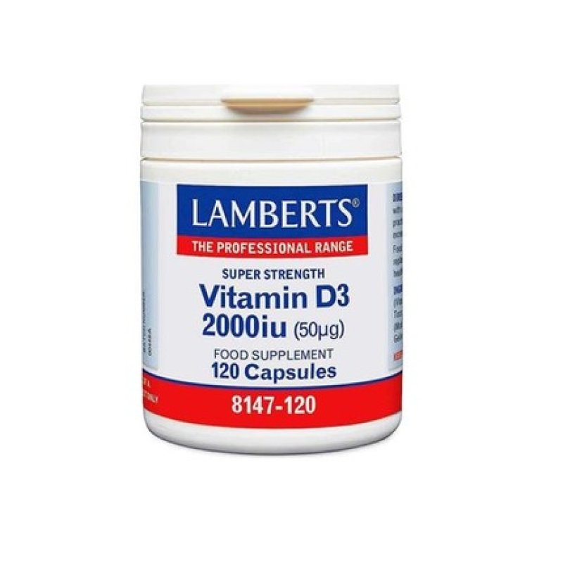 Lamberts Lamberts Vitamin D3 2000 Iu Dietary Supplement - 120 Capsules