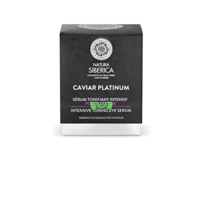 Natura Siberica Caviar Platinum Intensive Toning Eye Serum 30ml Beige Myrrh