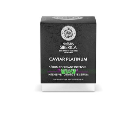 Natura Siberica Caviar Platinum Intensive Toning Eye Serum 30ml Beige Myrrh