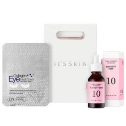 Its Skinset Elasticity Power 10 Formula Co Effector Serum - 30ml And Collagen Eye Mask Sheet - 3g
