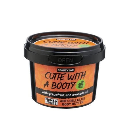 Beauty Jar Cutie with a Booty Anti-Cellulite Body Butter with Grapefruit and Avocado Oil 3.17oz 90g