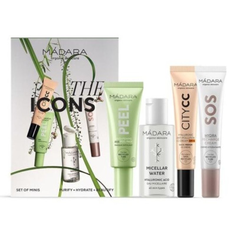 Madara Organic Natural The Icons Set - Medium Facial Skincare Gift Set