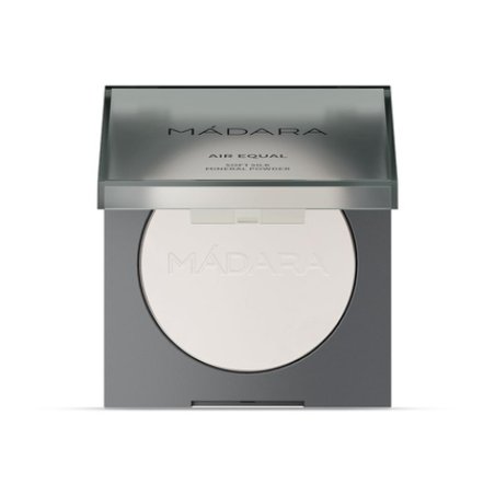 MÁDARA Organic Skincare AIR EQUAL Soft Silk Mineral Powder 9g Translucent - Matte Finish, Skin-Pampering Setting