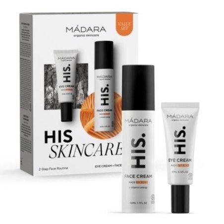 Madara Organic Natural His Skincare 2-Step Face Routine Gift Set for Men