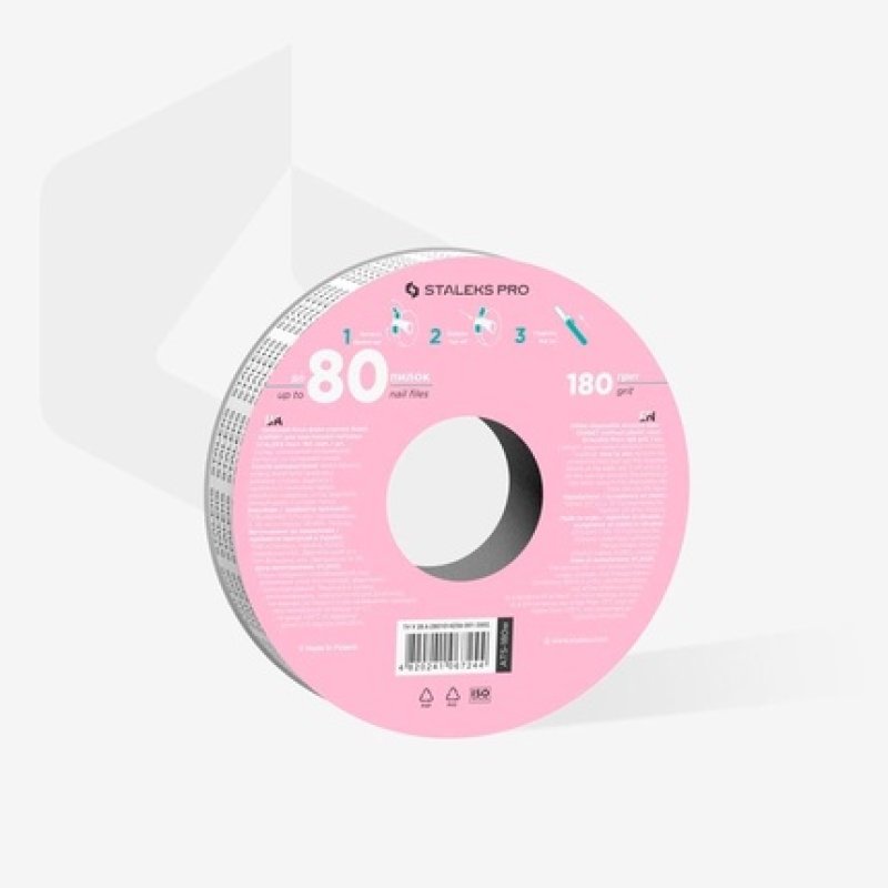 Staleks Pro Bobbinail Disposable Refill White File Adhesive Roll