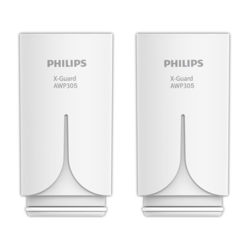 Philips Water On Tap Water Filter Cartridge AWP305P2/10 X-Guard Microfiltration - Pack of 2